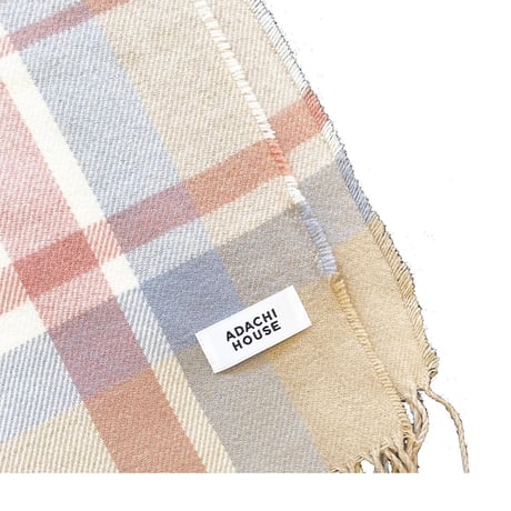 Starlight"A"charm plaid stole