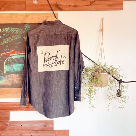 AYH SIDE SLIT DENIM SHIRTS