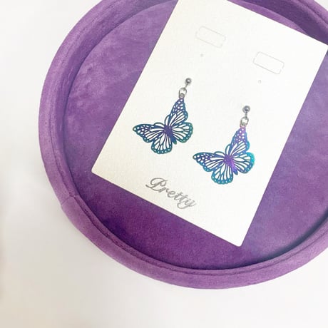 colour蝶々アクセサリー