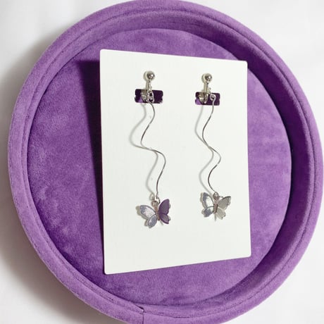 蝶々チャームアクセサリー