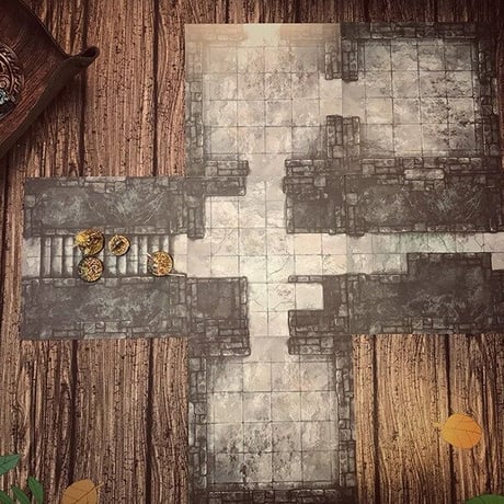 Jon Hodgson Map Tiles: Dungeon Map Tile Set - ダンジョン マップ タイルセット