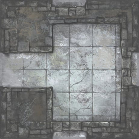 Jon Hodgson Map Tiles: Dungeon Map Tile Set - ダンジョン マップ タイルセット