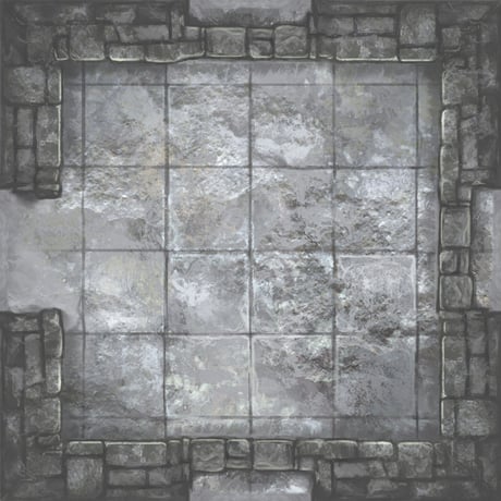 Jon Hodgson Map Tiles: Dungeon Map Tile Set - ダンジョン マップ タイルセット