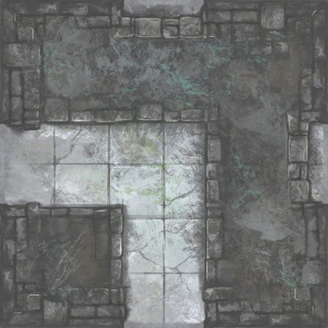 Jon Hodgson Map Tiles: Dungeon Map Tile Set - ダンジョン マップ タイルセット