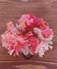 大花ヘアゴム ＊Pink carnival＊oh-003