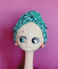 ワイヤーターバン＊cottonトリツバGreen＊wt-122819