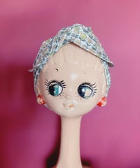 ワイヤーターバン＊cottonリバティminiフラワー＊wt-122827