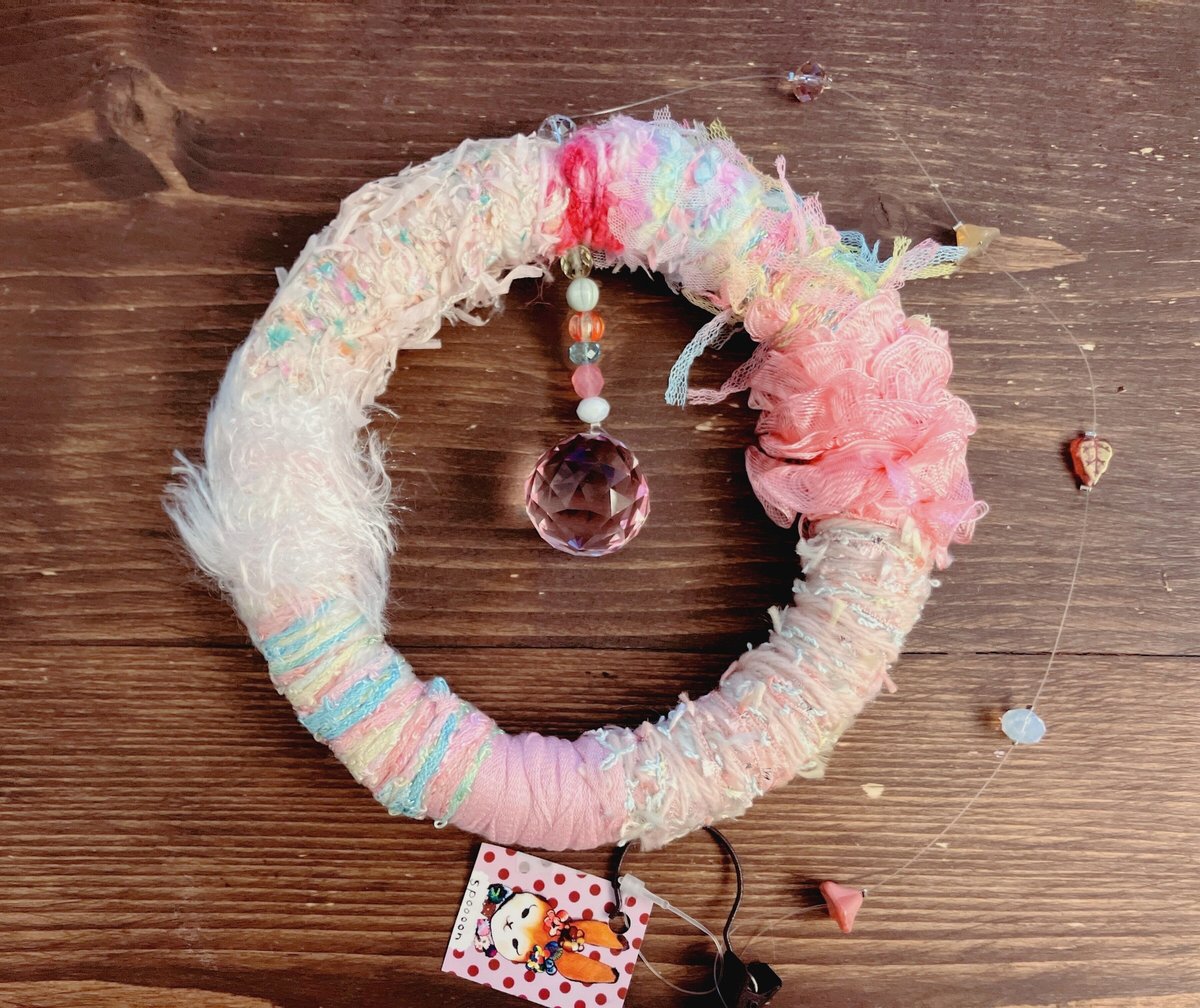 ニットサンキャッチャー＊PINKRIBON | spoooon