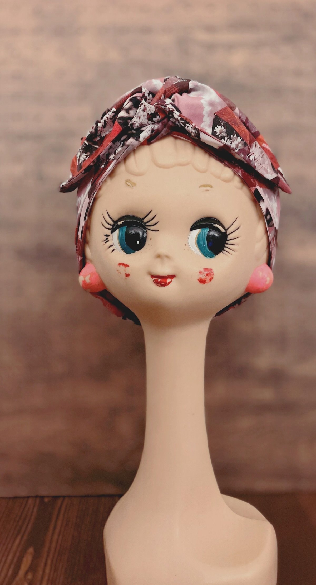 医療用＊wideワイヤーターバン＊リバティcottonストロール002