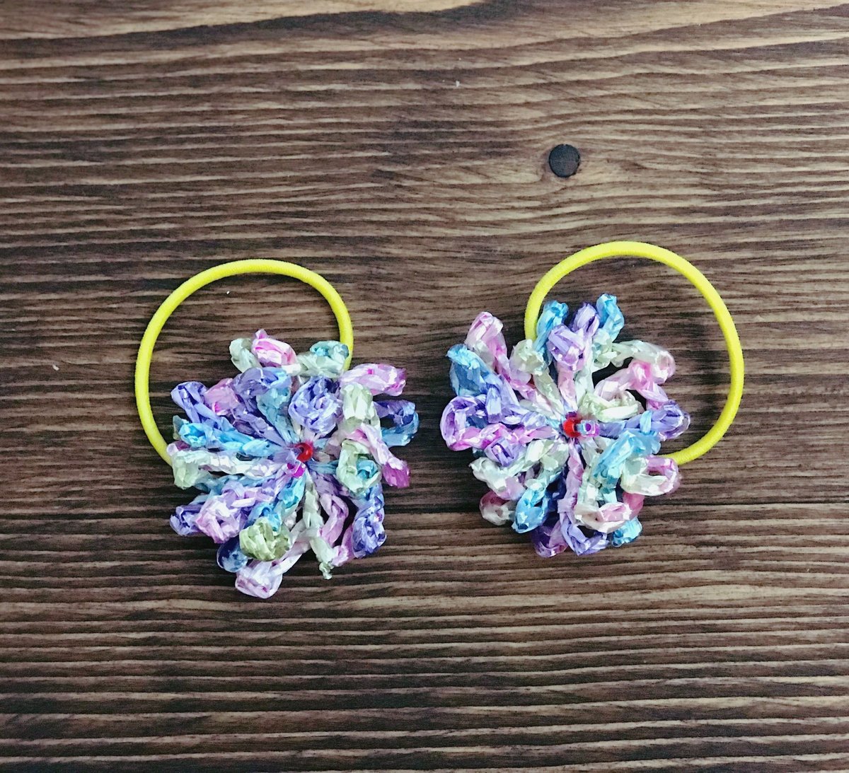 ヘアゴム TEE プール用ふたつくくり＊プール用キャンディ＊tt-014 | spoooon