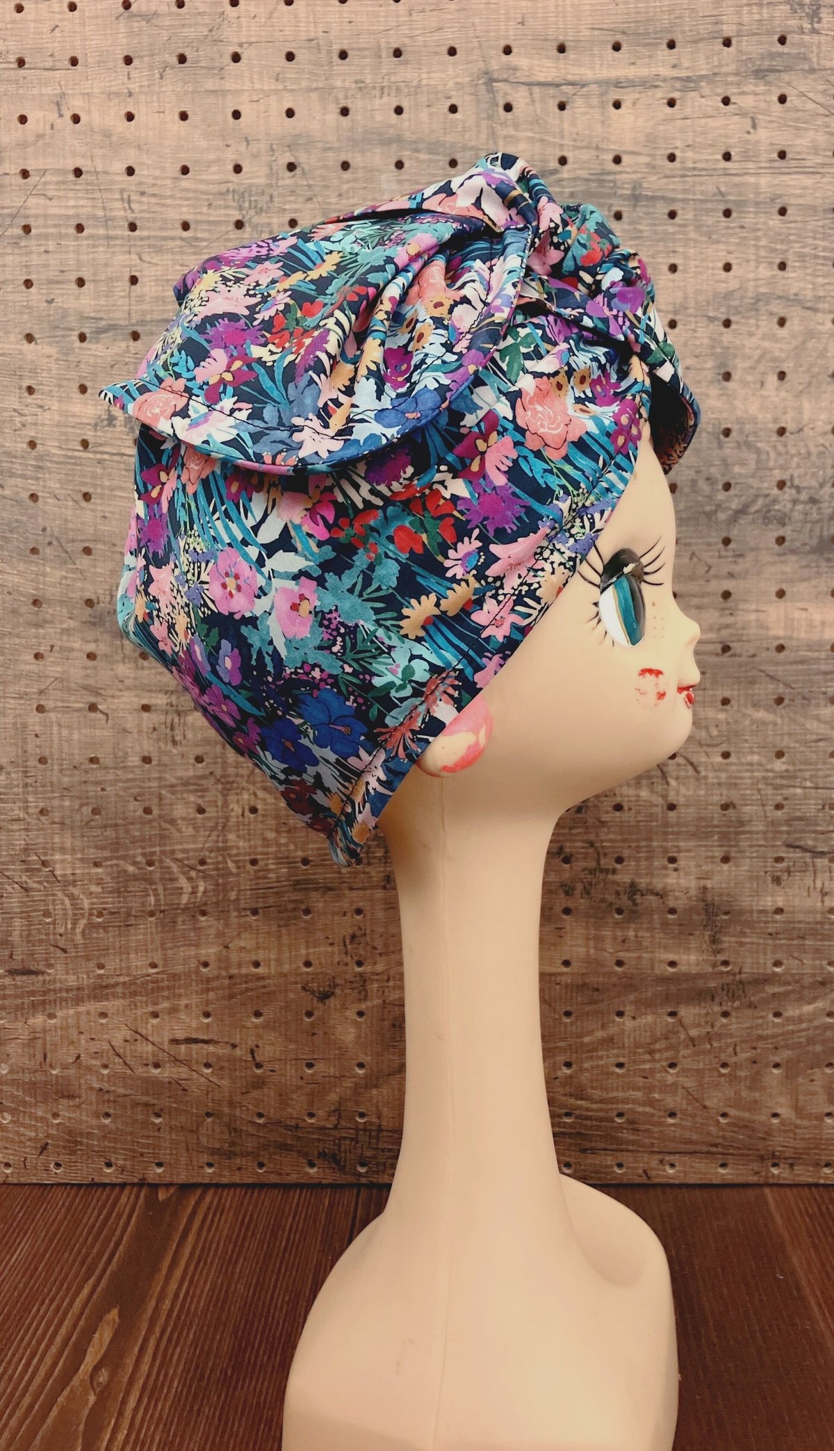 医療用＊wideワイヤーターバン＊リバティcottonフローララブ