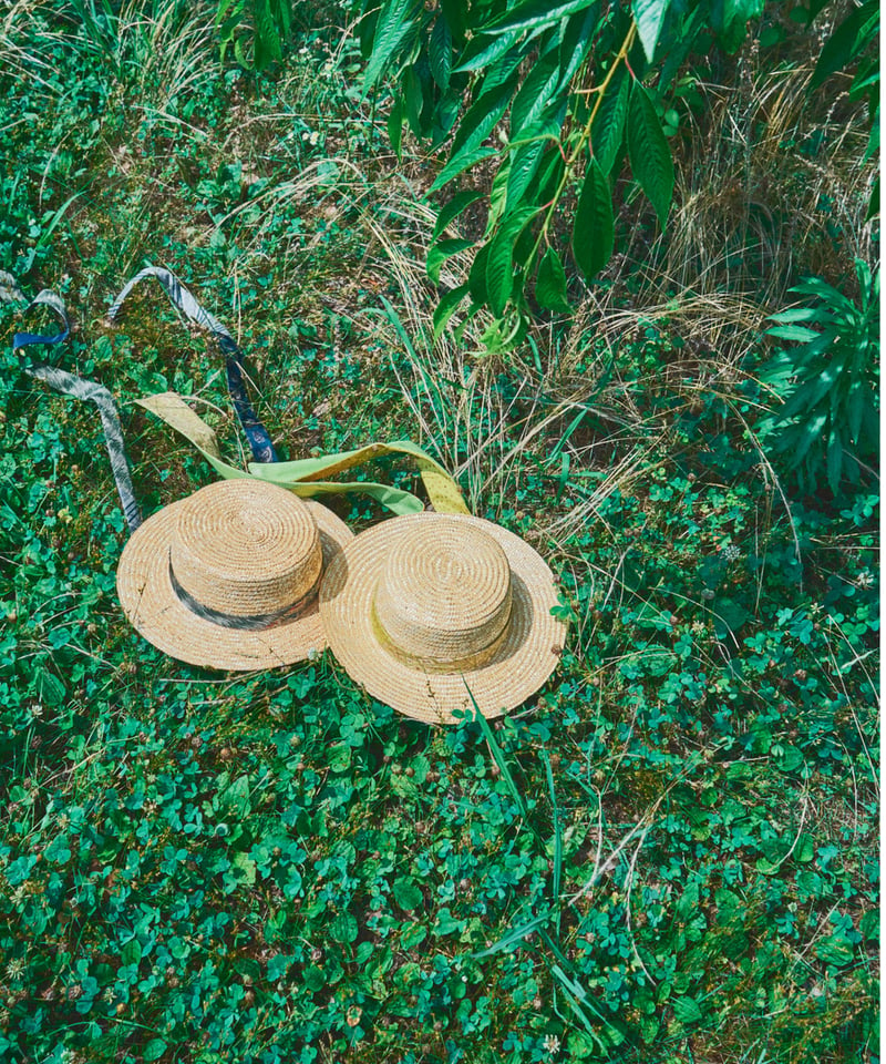 Amish Tie Hat / Yellow Green | hagu by yours⊿