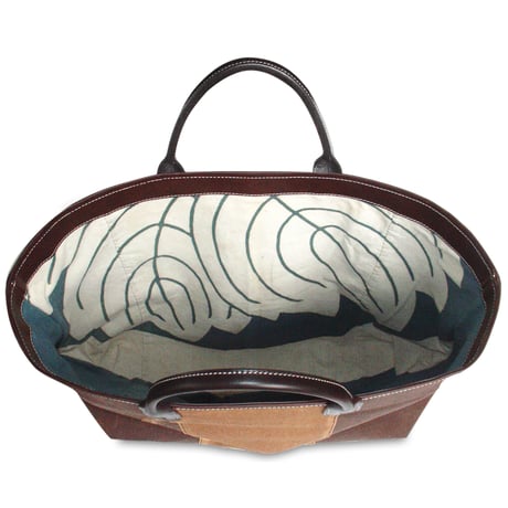 しな織布　酒袋　バッグ　新品 酒袋帆布柿渋信玄袋(合切袋)マチなし - NOWIHS'S GALLERY