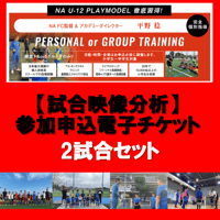オンライン「試合映像分析」2試合セット【平野稔】