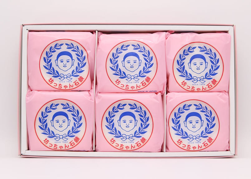 太郎/6個入りボックス 泡立てネット付き 175g×6個 | 坊っちゃん石鹸