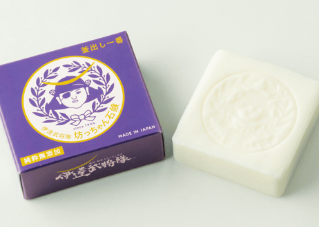 坊っちゃん石鹸×伊達武将隊 （石鹸100ｇ１個＋伊達武将隊箱）
