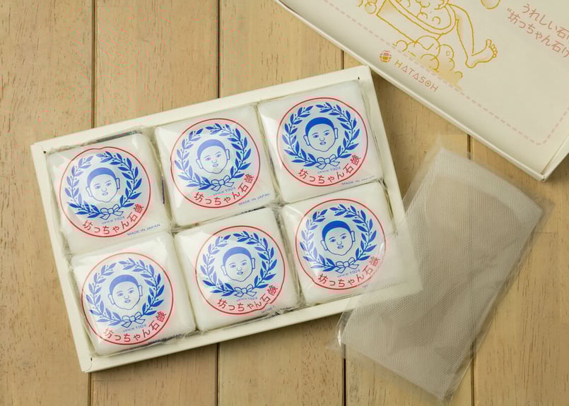 次郎/6個入りボックス 泡立てネット付 100g×6個 | 坊っちゃん