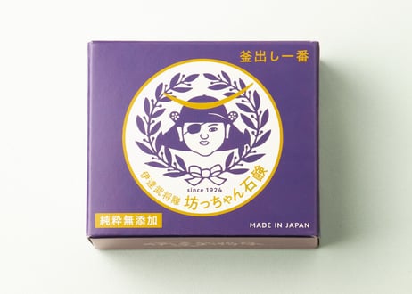 坊っちゃん石鹸×伊達武将隊 （石鹸100ｇ１個＋伊達武将隊箱）