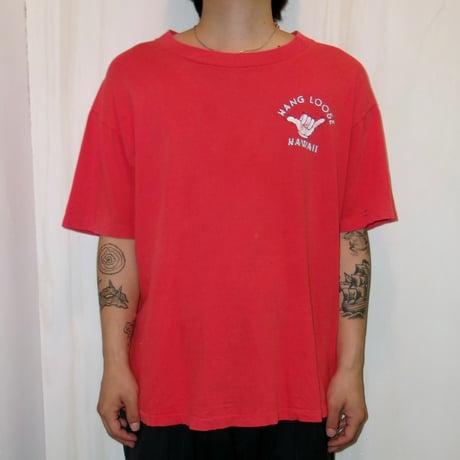 1980's SUPER CRU "HANG LOOSE" TEE