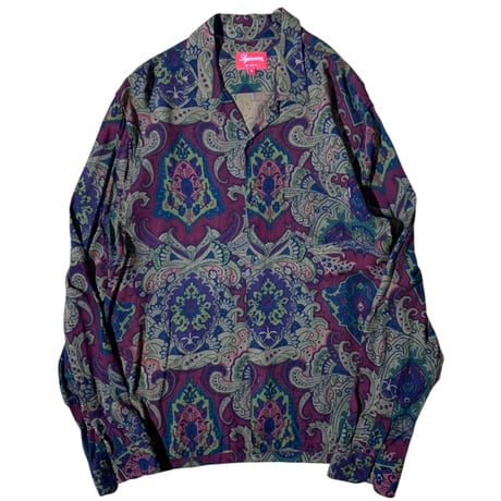 2015AW Supreme LS Paisley Shirts