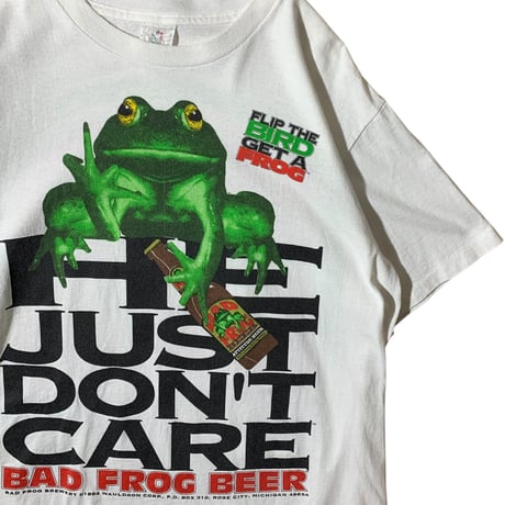 1990's NATIONAL MILLS " BAD FROG BEER " T-SHIRT