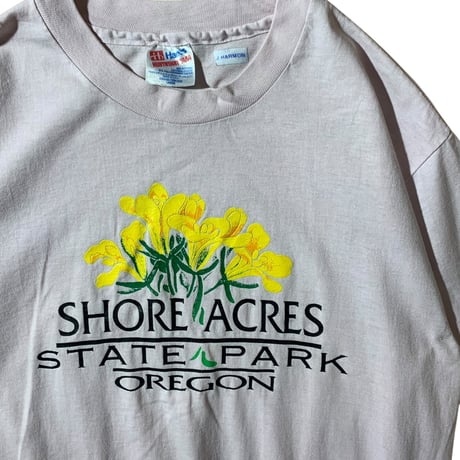 1990's Hanes "FLOWER" TEE made in usa