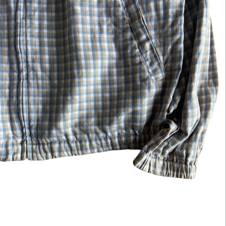 1980S Eddie Bauer Size:M Gingham Check Jacket チンスト付