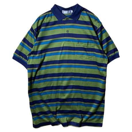 YVESSAINT LAURENT Border Polo Shirts