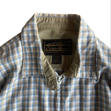 1980S Eddie Bauer Size:M Gingham Check Jacket チンスト付