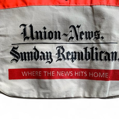 1980's Deadstock "Union News" News Papper Bag