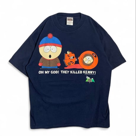 1990s TULTEX (XL) SOUTH PARK Tシャツ NAVY