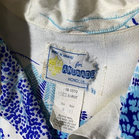 1970's ANDRADE Hawaiian Shirts