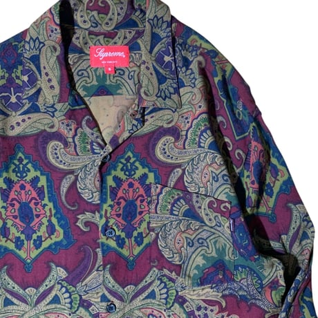 2015AW Supreme LS Paisley Shirts