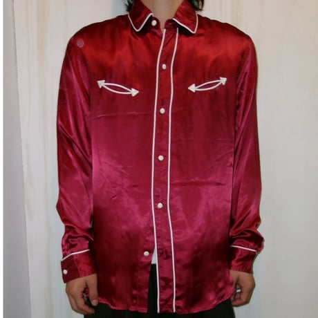 DEADSTOCK 16SS Supreme Satin Western Shirts