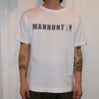 90's bape "MANHUNT" Tee