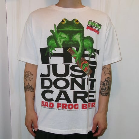 1990's NATIONAL MILLS " BAD FROG BEER " T-SHIRT
