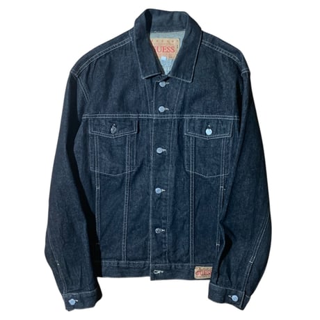 1990's GUESS Black Denim Jacket