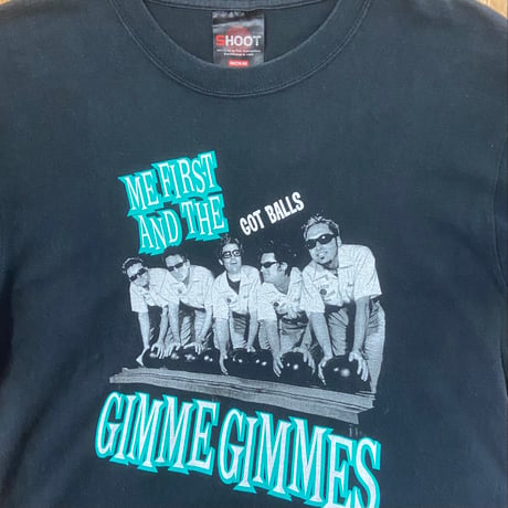 00's SHOOT (M) ME FIRST AND THE GIMME GIMMES Tシャツ BLACK
