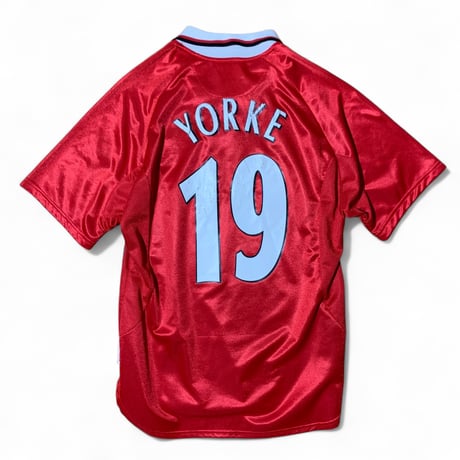 1999 UMBRO Manchester United (M) UEFA CHAMPIONS LEAGUE Soccer Shirts