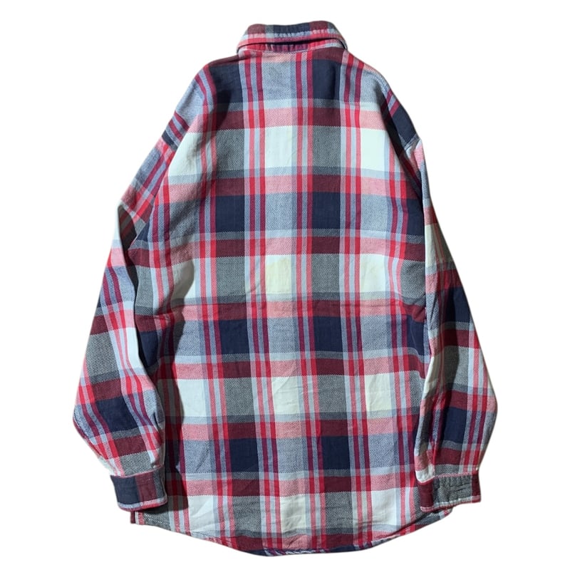 90's St.John's bay Heavy Nel Shirts | Cyan Onli