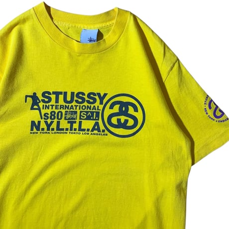 1990's Stussy "N.Y.L.T.L.A" made in usa