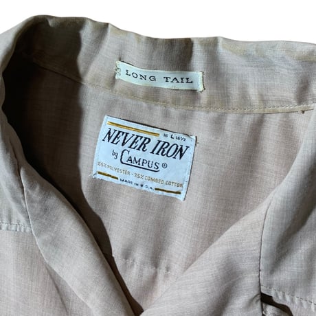 1970'S CAMPUS Open Shirt