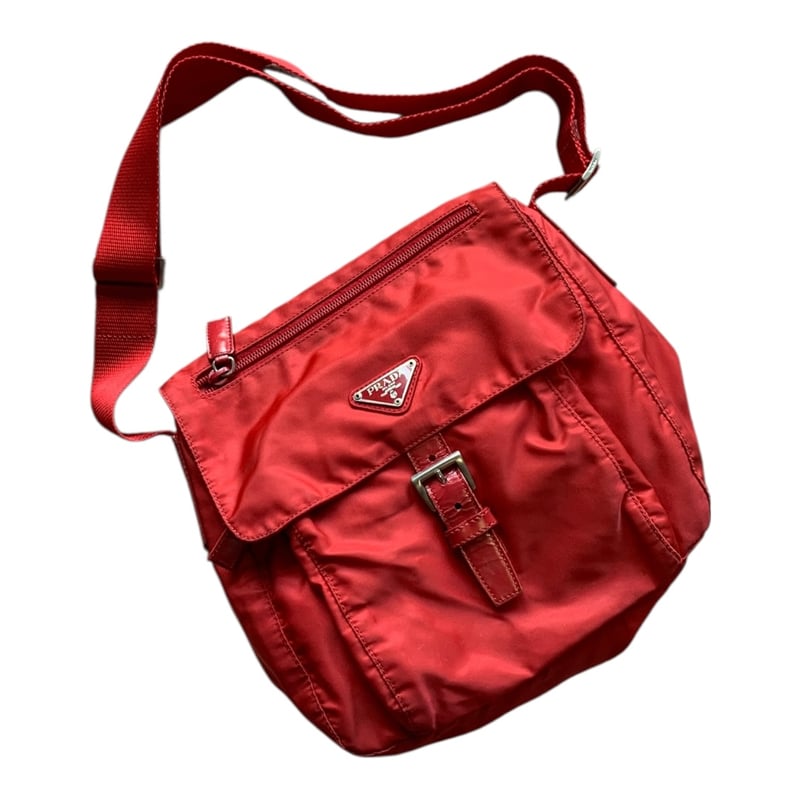 【極上美品】00s Prada Sport One Shoulder Bag 00s PRADA SPORT シルバー ワンショルダーバッグ - メルカリ