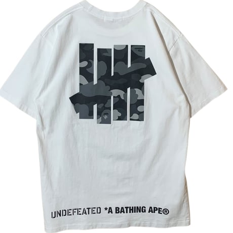 APE x UNDEFEATED Tシャツ