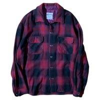 1960's Golden Line SHADOW CHECK WOOL SHIRTS