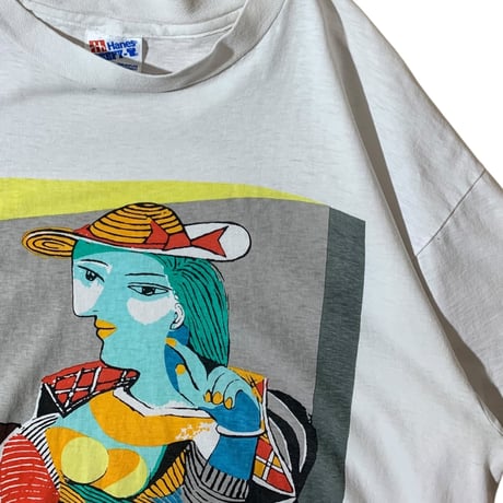 1990's Hanes  Pablo Picasso " 座る女"