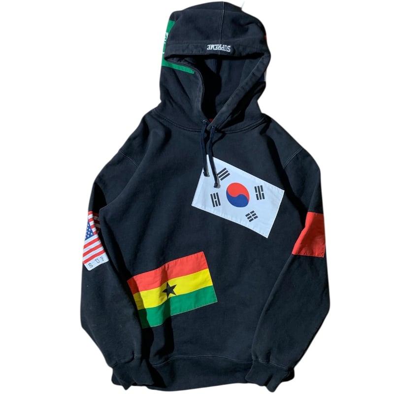 supreme 2013aw pullover パーカー 2013AW Supreme Flag Hoodie | Cyan Online Store