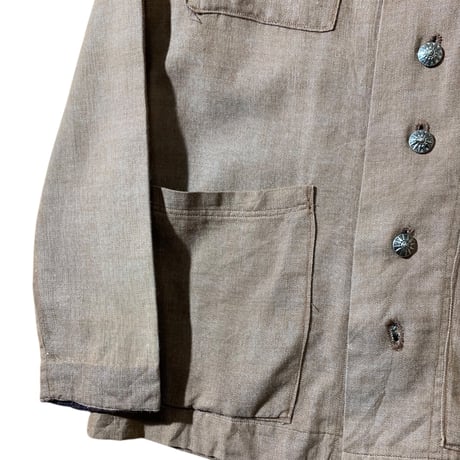 1950's UNKNOWN Brown Denim Jacket