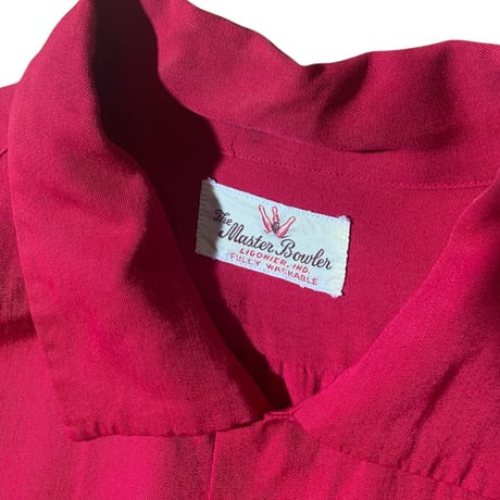 1950's The Master Bowler Rayon Shirt