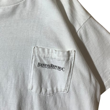 1990's BANANA REPUBLIC Pocket t-shirts